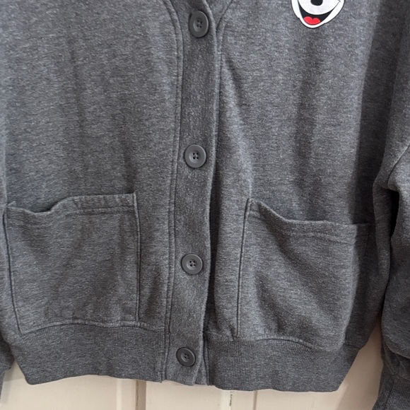 Disney Charcoal and Light Gray Sweater. Mickey Mouse - Picture 5 of 13